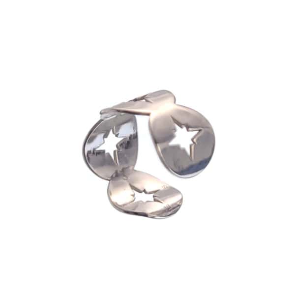 Pendientes brújula de plata – clips de oreja (ear cuff) (2)