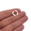 Pendientes dientes de sierra en plata 925 (2)