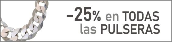 -25% dto. en TODOS LAS PULSERAS