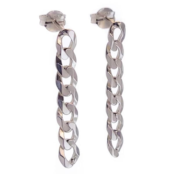 Pendientes de cadena de 33 mm.