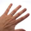 Anillo alianza de plata de media caña de 3 mm (1)