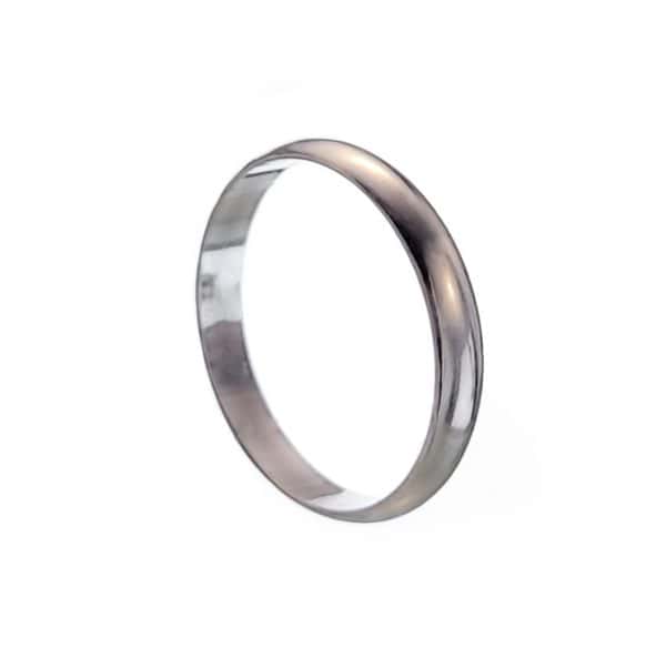 Anillo alianza de plata de media caña de 3 mm (2)