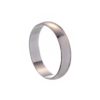Anillo alianza de plata de media caña de 4 mm. (2) Anillo alianza de plata de media caña de 4 mm. (2)