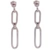 Pendientes plata tres aros encadenados (2) Pendientes plata tres aros encadenados (2)