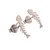 Pendientes raspa de pez de 15 mm. en plata (3)