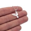 colgante colibrí de plata de 24 mm (2)