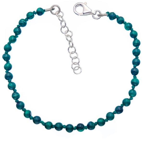 Pulsera bolitas de malaquita de 3,5 mm (3) Pulsera bolitas de malaquita de 3,5 mm (3)