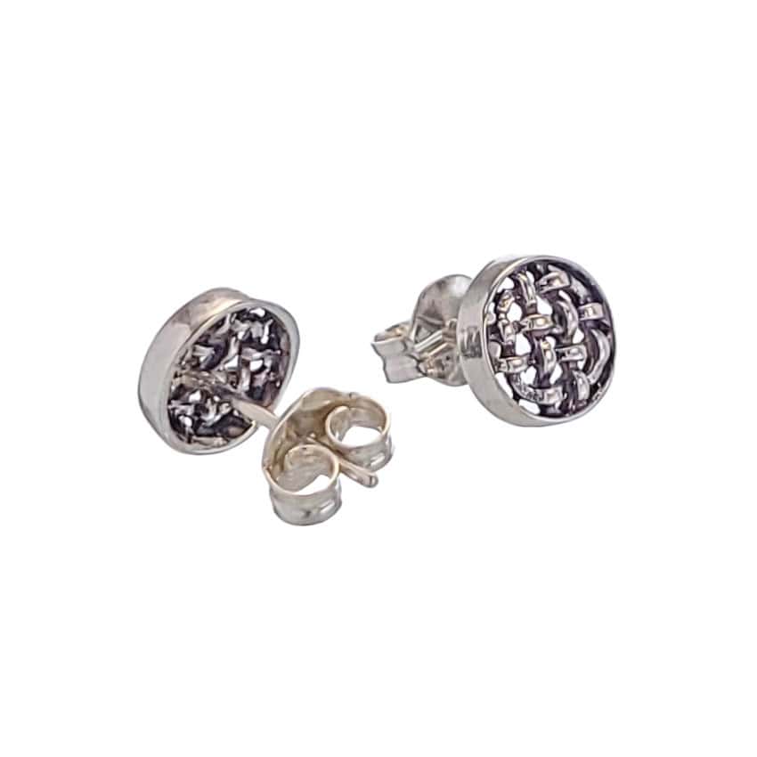 Pendientes mini nudo celta redondo (2)