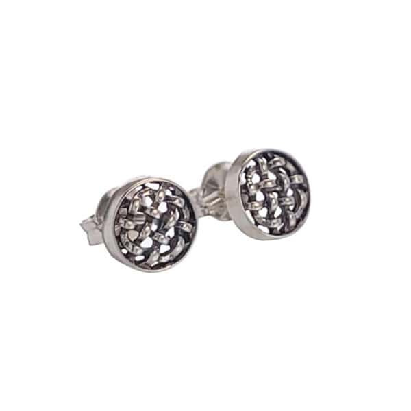 Pendientes mini nudo celta redondo (3)