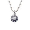 Colgante mini Botón Charro de Salamanca de 11 mm. en plata (4)