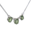 gargantilla peridoto plata