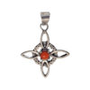 Colgante nudo de bruja de cornalina y plata de 35×27 mm (1)