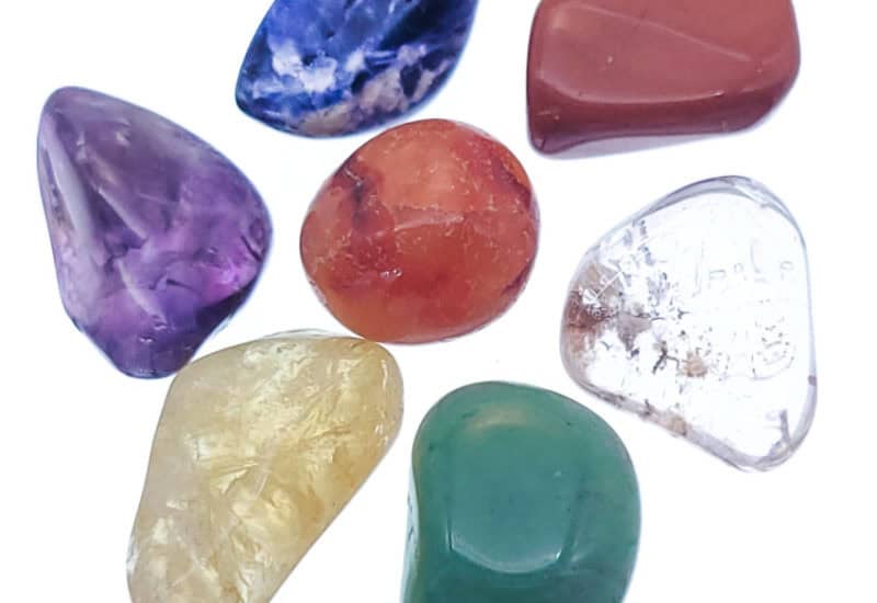 Pack 7 piedras de los Chakras.