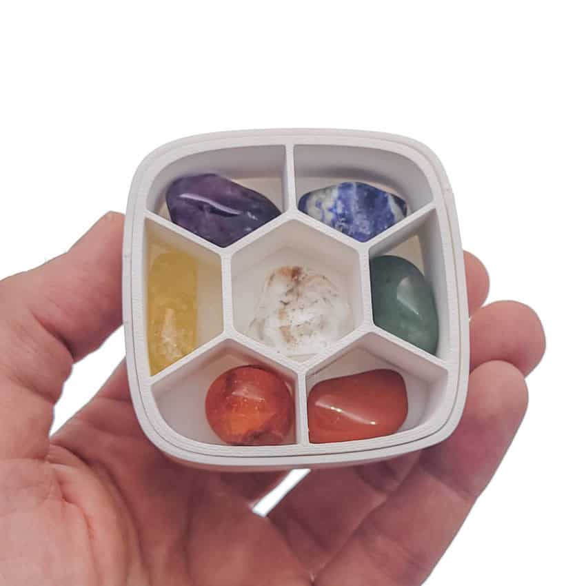 Pack 7 piedras de los Chakras (4)