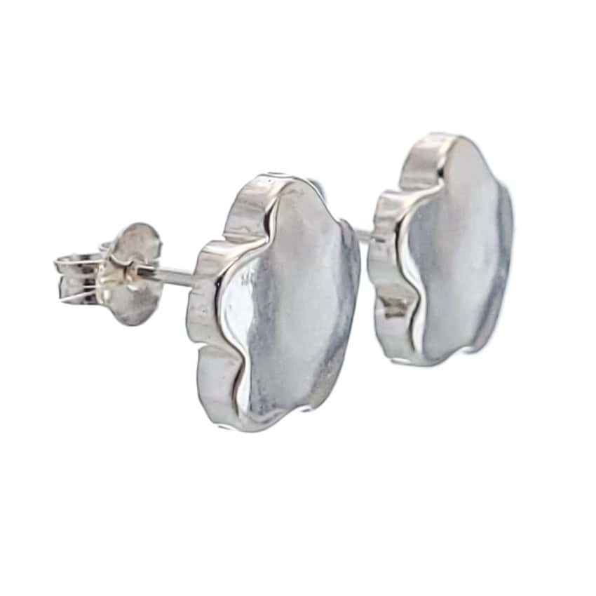 Pendientes flor de plata (3)