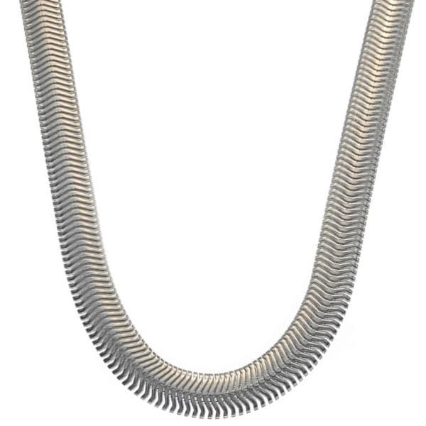Cadena serpiente de 7,8 mm de ancho a 45 cms + cad. extensión (2)