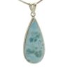Colgante de plata 925 con lágrima de larimar de 34×15 mm (3)