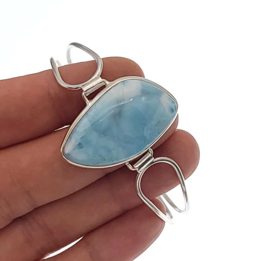 pulsera de plata con piedra de larimar (1) pulsera de plata con piedra de larimar (1)