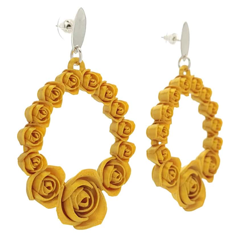 Pendientes flores color oro (1) Pendientes flores color oro (1)