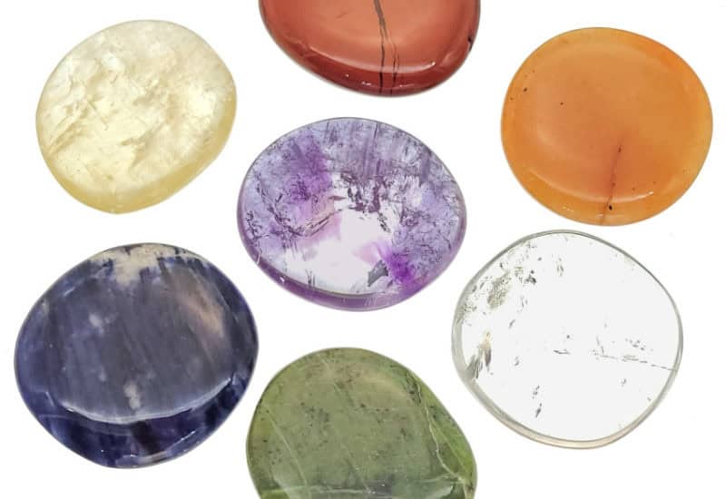 Pack 7 piedras de los Chakras.