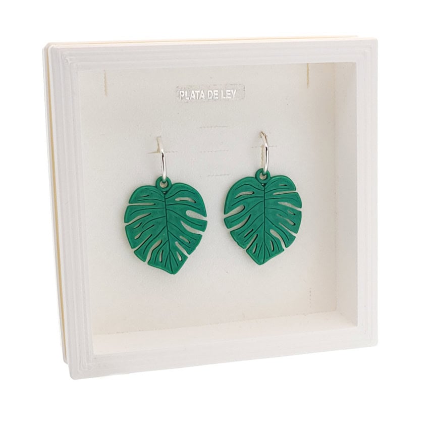 pendientes de hoja de Monstera (1) pendientes de hoja de Monstera (1)
