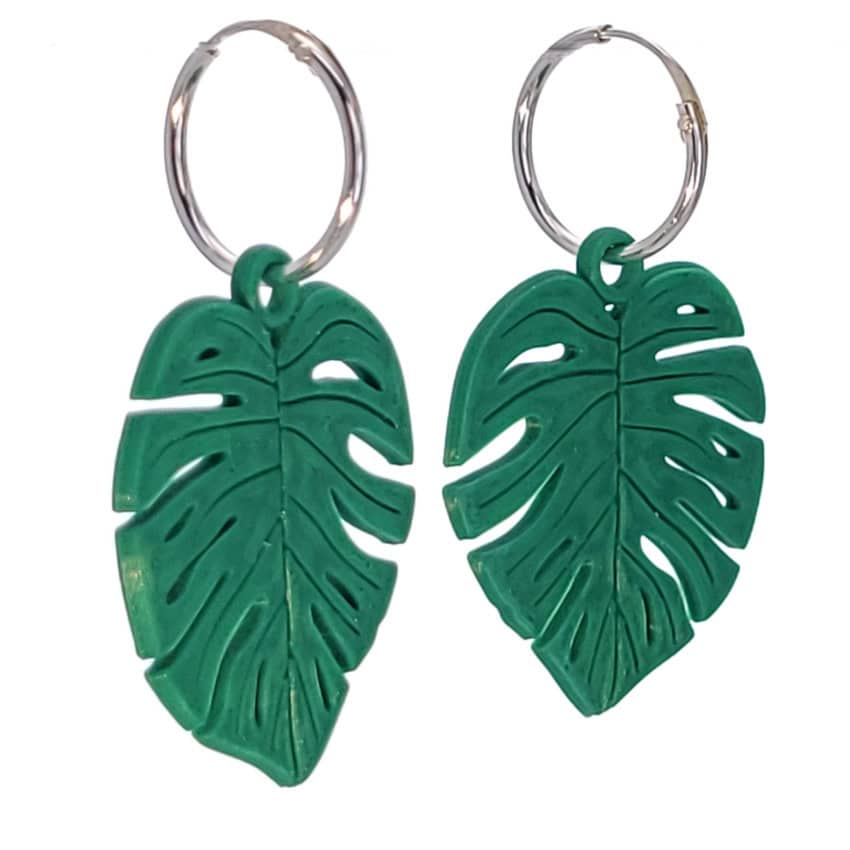 pendientes de hoja de Monstera (4) pendientes de hoja de Monstera (4)