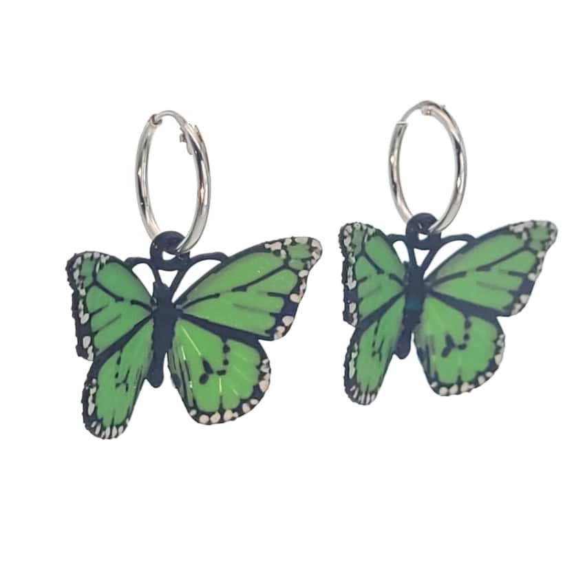 pendientes mariposa verde (3) pendientes mariposa verde (3)