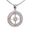 Colgante Brújula – Rosa de los Vientos con circonitas (2) Colgante Brújula – Rosa de los Vientos con circonitas (2)