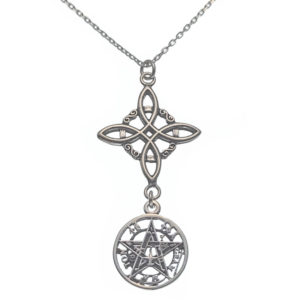 Gargantilla doble protección Tetragramatón y Nudo de Bruja Gargantilla doble protección Tetragramatón y Nudo de Bruja
