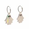 Pendientes aro de plata con fantasmita (1)