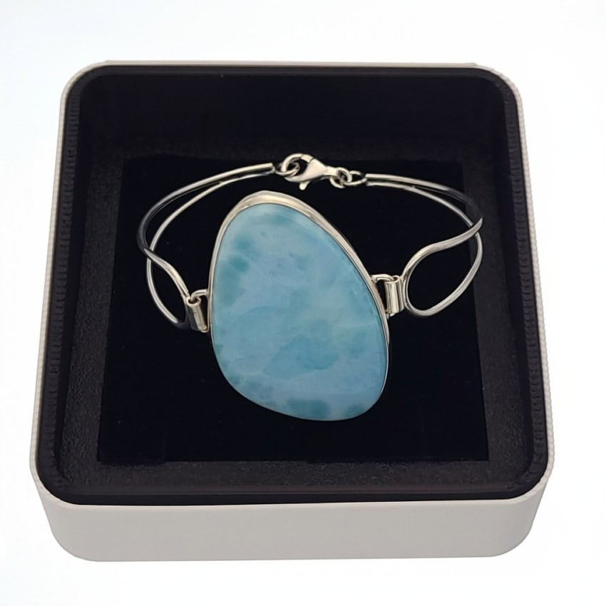 pulsera de larimar de 47 x30 mm (1) pulsera de larimar de 47 x30 mm (1)