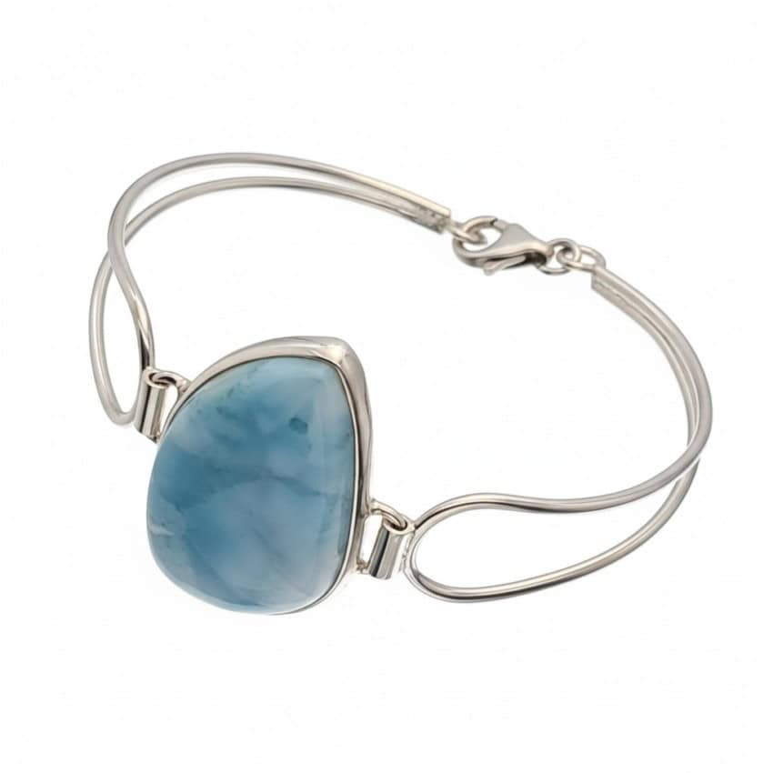 pulsera de plata con piedra de larimar (1) pulsera de plata con piedra de larimar (1)