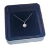 Gargantilla 40 cms de plata con colgante circonita de 10,3 mm (2) Gargantilla 40 cms de plata con colgante circonita de 10,3 mm (2)