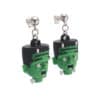 Pendientes Halloween criatura inspirada en Frankenstein clásico – cierre de plata (3)