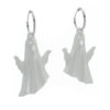 Pendientes Halloween fantasma de sábana blanca (1)