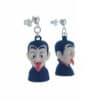 Pendientes Halloween vampiro con cierre de plata 925. (1)