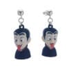 Pendientes Halloween vampiro con cierre de plata 925. (2)