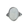 Anillo de plata con piedra luna de 14×10 mm (1)