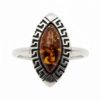 Anillo marquise de plata y ámbar con grabado greca (1)dfd