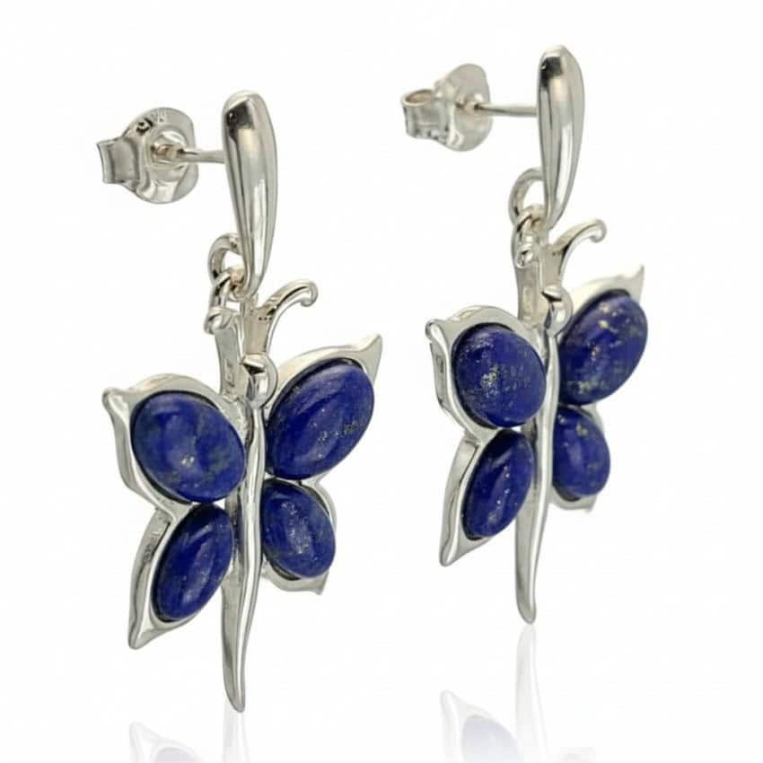 Pendientes mariposa de lapislázuli (2) Pendientes mariposa de lapislázuli (2)