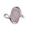 anillo de cuarzo rosa
