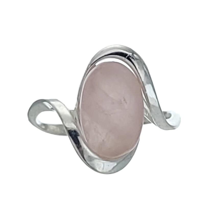 anillo de cuarzo rosa anillo de cuarzo rosa