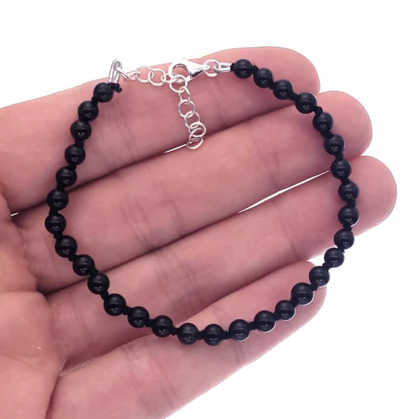 pulsera de obsidiana pulsera de obsidiana