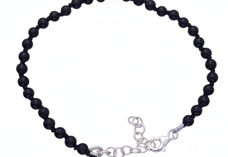 Pulsera bolas de turmalina