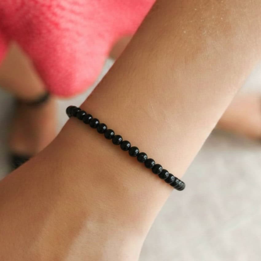 pulsera de turmalina plata pulsera de turmalina plata