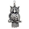 Colgante búho de plata de ley 925