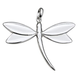 Colgante con forma de libélula en plata 925 Colgante con forma de libélula en plata 925