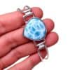 Pulsera con larimar y plata 925