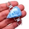 Pulsera con piedra de larimar en plata 925 Pulsera con piedra de larimar en plata 925