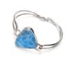 Pulsera de plata de ley y larimar Pulsera de plata de ley y larimar